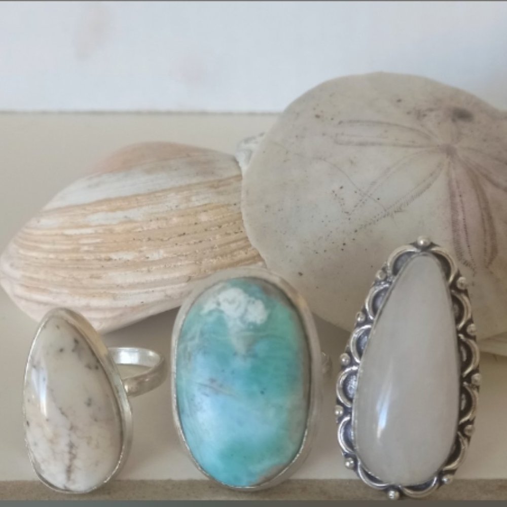 3 Boho Rings